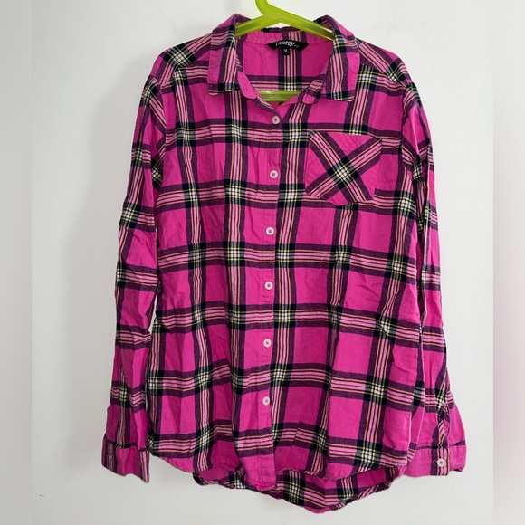 George girls flannel button up - Picture 1 of 3